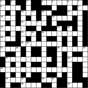 crossword puzzle